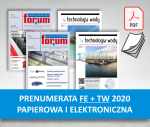 Forum Eksploatatora + Technologia Wody - PRENUMERATA 2020 (wersja papierowa + cyfrowa) 
