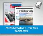 Forum Eksploatatora + Technologia Wody - PRENUMERATA 2021(wersja papierowa) 