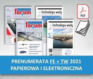 Forum Eksploatatora + Technologia Wody - PRENUMERATA 2021 (wersja papierowa + cyfrowa)
