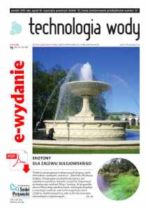 Technologia Wody nr 09 e-wydanie (1/2011)