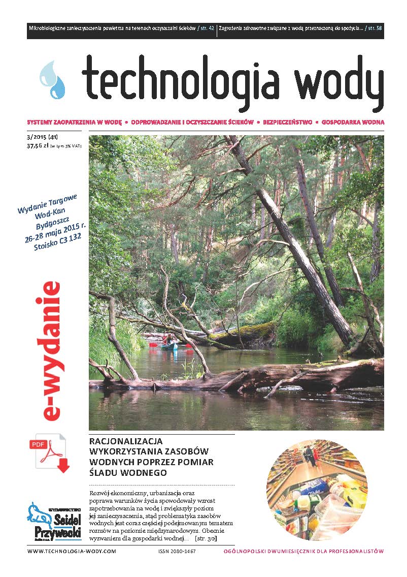 Technologia Wody nr 41 e-wydanie (3/2015) 